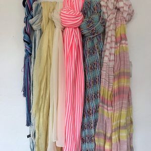 Accessory scarves - various colors